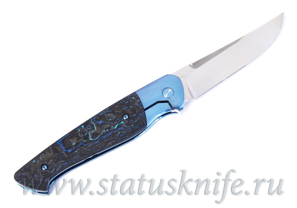 Нож DOG Blue CF RWL34 Игорь Гичкин