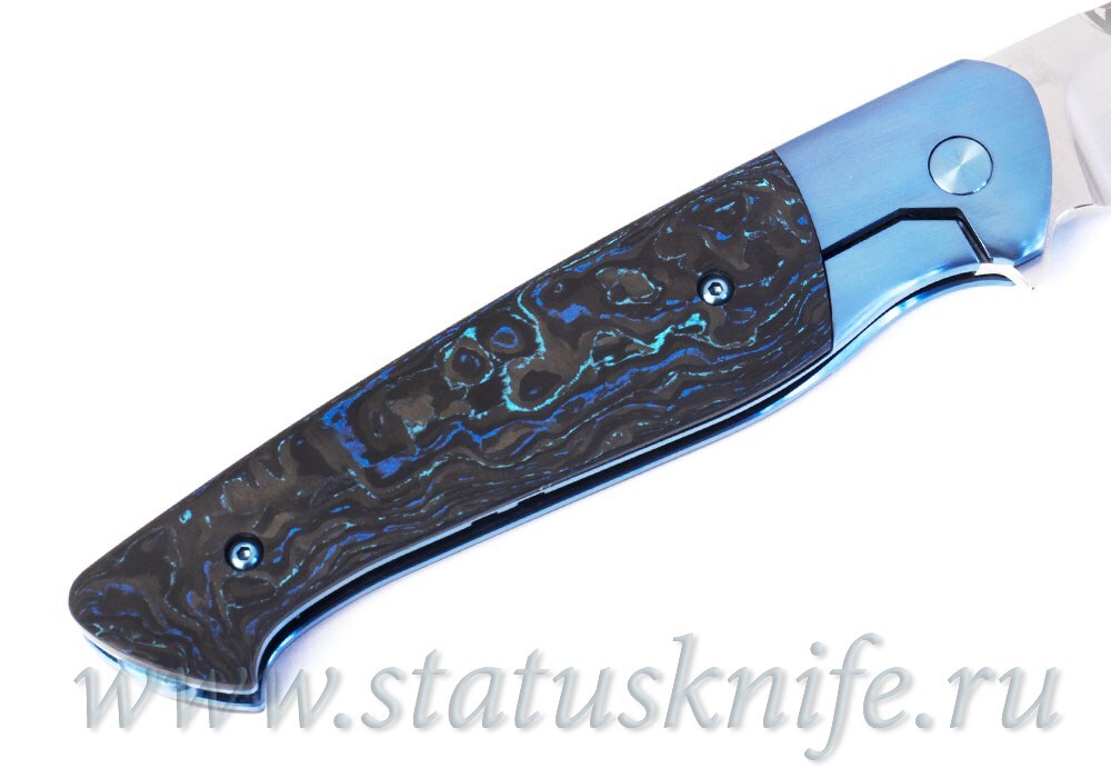 Нож DOG Blue CF RWL34 Игорь Гичкин