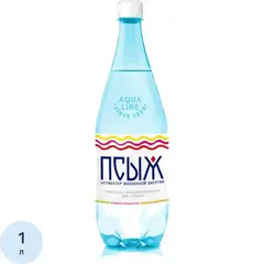 Вода минеральная Псыж лечебно-столовая газированная 1л пэт