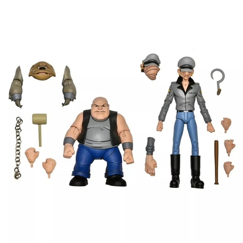 Коллекционная фигурка NECA TMNT: Tall Thug and Short Gangster  (2-Pack)