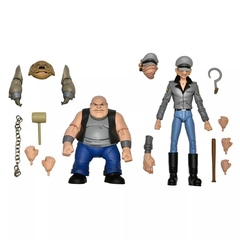 Коллекционная фигурка NECA TMNT: Tall Thug and Short Gangster  (2-Pack)