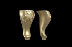 Силиконовый молд№ 1612 Ножка 3 D