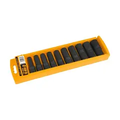 Набор ударных головок 10 шт, 1/2", 10-12-13-14-15-17-19-21-22-24MM, Tolsen 18296