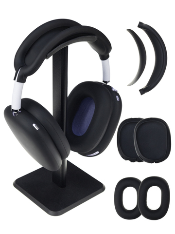 Комплект силиконовых накладок AirPods Max (Черный)