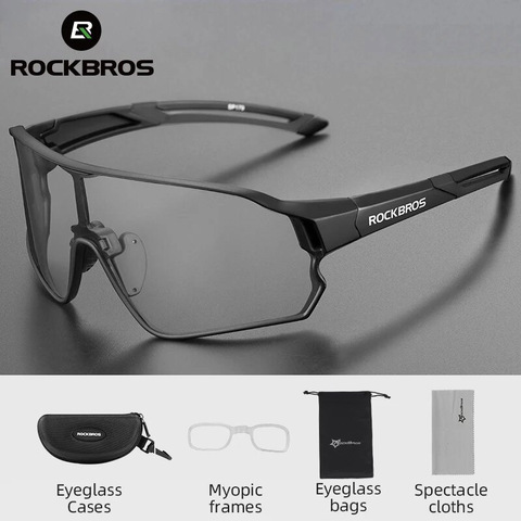 Картинка очки спортивные Rockbros 1013 black-clear - 1