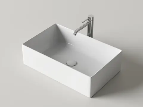 Ceramica Nova CN6088 CN6088 Раковина накладная Ceramicanova Адель (Adele) 560x345x160, белый