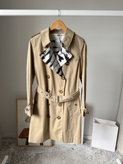 Хлопковый тренч Burberry, XS