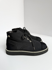 Текстильные ботинки Chanel, 38