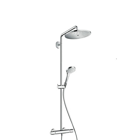 Hansgrohe Croma Select S 26790000 Душевая система внешнего монтажа с термостатом 121,3 см с верхней лейкой 28х28 см