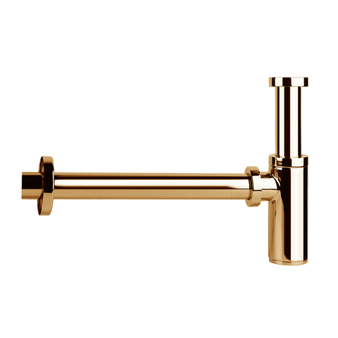 Gessi 01377#030 Сифон для раковины, круглый, цвет Copper PVD