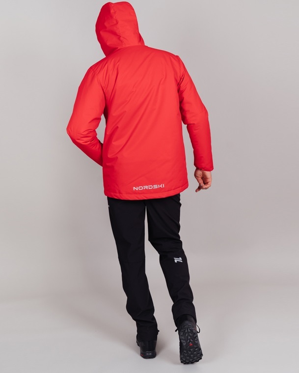 Nordski Urban утепленный лыжный костюм мужской красный - 2