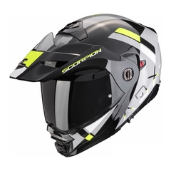 Мотошлем Scorpion EXO ADX-2 Galane, серый/чёрный/жёлтый