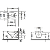 Duravit DuraStyle 2536090000 Чаша унитаза подвесного
