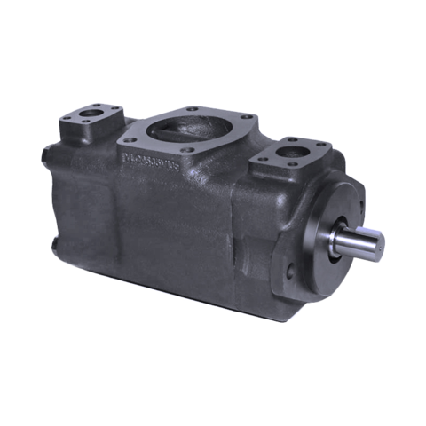 Фото 4535V50A21-11** - Пластинчатый нерегулируемый двухпоточный насос серии 4535V с рабочим объемом 162+67см3