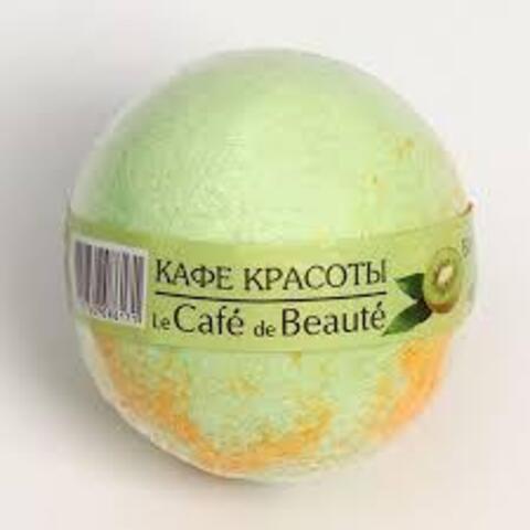 Бомбочка для ванн «Кафе красоты» Киви, 120 г