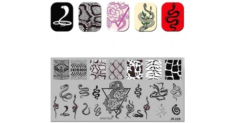 Пластина для стемпинга JR Calligraphy 226