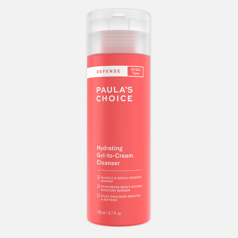 PAULA'S CHOICE Defense hydrating gel-to-cream cleanser Пенка для умывания с защитой от негативных факторов окружающей среды, 198 мл