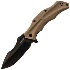 Фото Складной нож Mr.Blade HT-1 black, сталь D2, рукоять Tan G10