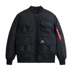 Бомбер Alpha Industries Multi Pocket Bomber Jacket Black (Черный)