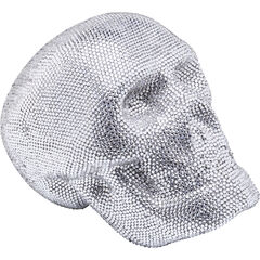 Фигура декоративная Crystal Skull «Кристальный череп», Серебряный малый