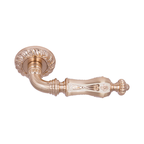 Ручка раздельная ALEMAR A7881-65 BRUSHED BRASS 22K/CREAM GLUE мат.золото 22К/бежевый