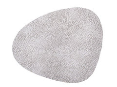 Подстановочная салфетка фигурная 37x44 см LindDNA Hippo white-grey 98931