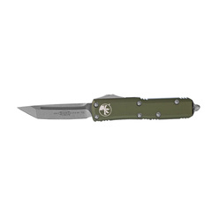 Фото Автоматический нож Microtech UTX-85 S/E, сталь M390, рукоять алюминий, зеленый