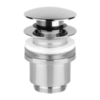 Gessi 01420#031 Донный клапан для раковины Stop&Go на 1 1/4", без слива-перелива, цвет хром