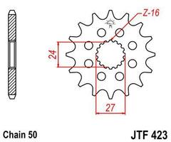 Звезда ведущая JTF423 17RB