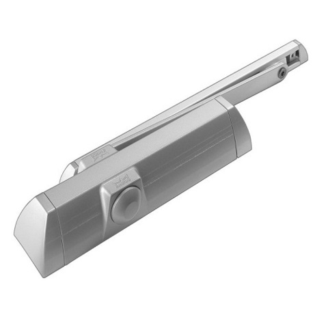 Доводчик дверной DORMA TS-90 impulse EN3-4, со скользящим каналом серый