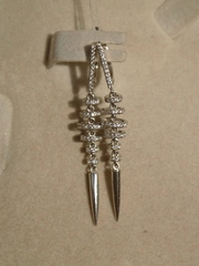 Юла ( серьги из серебра)