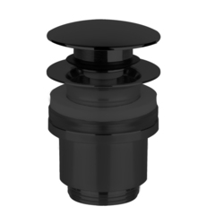 Gessi 01420#299 Донный клапан для раковины Stop&Go на 1 1/4", без слива-перелива, цвет Black XL фото