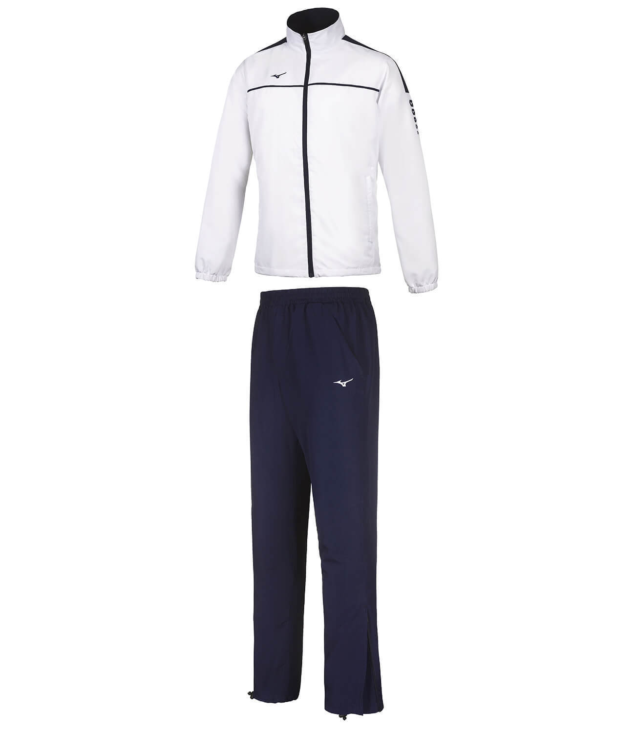 Mizuno Micro Tracksuit костюм спортивный мужской синий-белый (РАСПРОДАЖА)