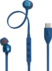 Наушники JBL Tune 310C Blue, внутриканальные