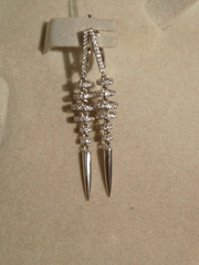 Юла ( серьги из серебра)