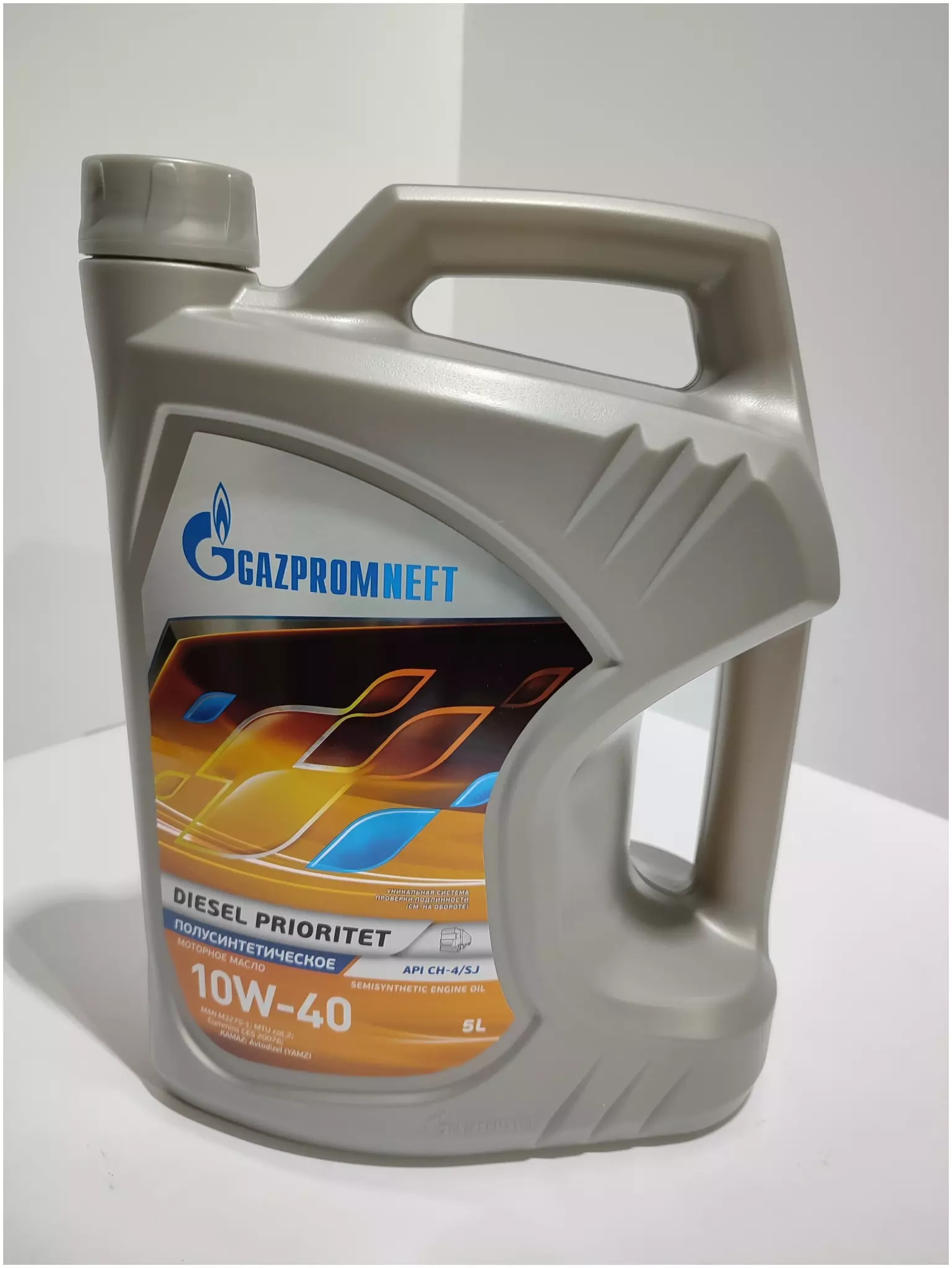 Масло моторное Gazpromneft Diesel Prioritet 10W-40 полусинтетическое 5 л