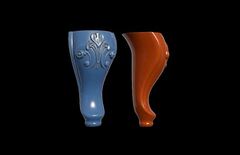 Силиконовый молд№ 1612 Ножка 3 D