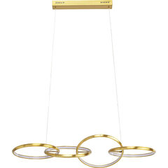 Светильник подвесной Galaxy LED Gold 155 см