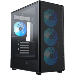 Корпус Mini-Tower XASTRA A315M 4ARGB TG, Micro-ATX, черный (A315M-1FA36A-1FA12A)