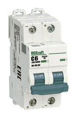 13389 Авт. выкл._ВА105-2P-006A-C-DC DEKraft