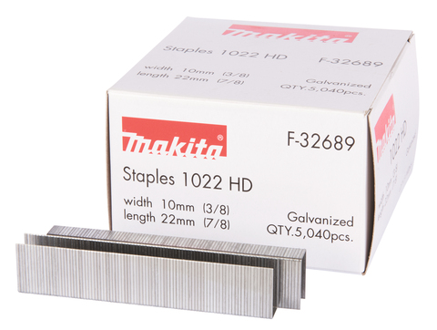 Скобы 10x22 мм Makita F-32689