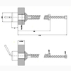 Gessi Goccia 33700#031 Рычаг удаленного управления, цвет: хром
