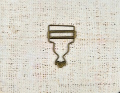 Пряжка для комбинезона, ш. 3,2 см, антик