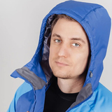 Утеплённая прогулочная лыжная куртка Nordski Premium Sport Blue/True Blue мужская