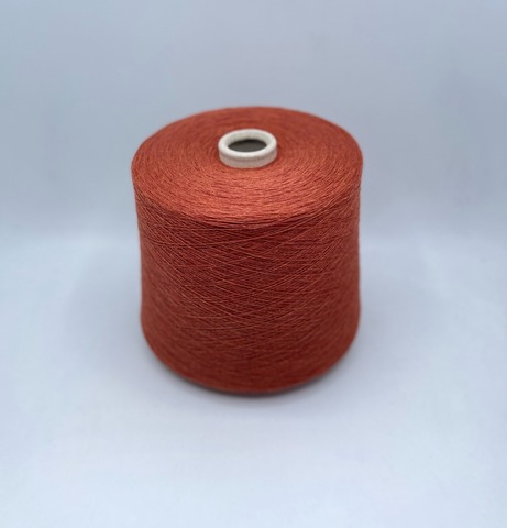 New Mill (пр.Италия),art- Velox 1450м/100гр,40% меринос, 10% кашемир, 25% вискоза, 25% полиамид. цвет-Царский кирпич,меланж(406/722), арт.30598