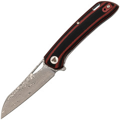 Фото Складной нож Trivisa Aries-03RB, сталь Damascus, рукоять G10