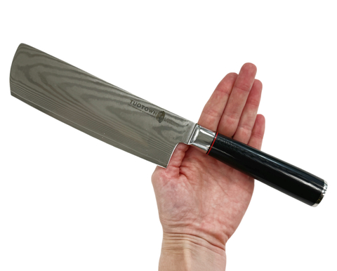 Кухонный нож Шинковочный TuoTown FT-series 18см,VG10,DAMASCUS, арт.217006