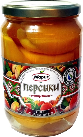 Компот из персиков, 700 гр.