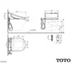 Toto GL 2.0 MH/NC TCF6532G#NW1 Крышка-биде с микролифтом