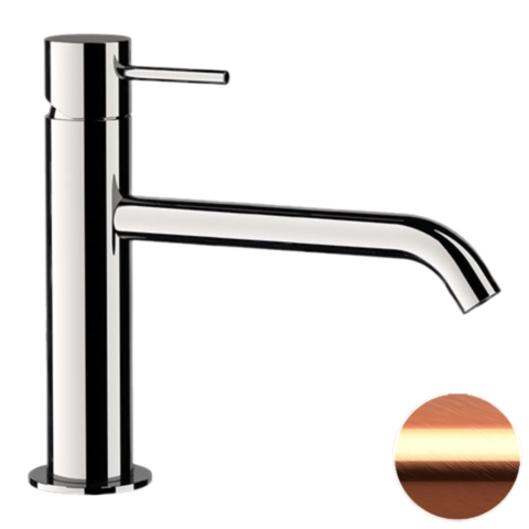 Remer X Style X12ARP Смеситель для раковины, цвет: медь